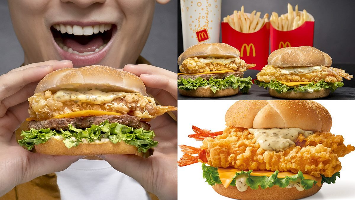 整尾炸蝦夾進去！麥當勞最新「炸蝦天婦羅堡」，還有雞塊、炸雞買一送一好康