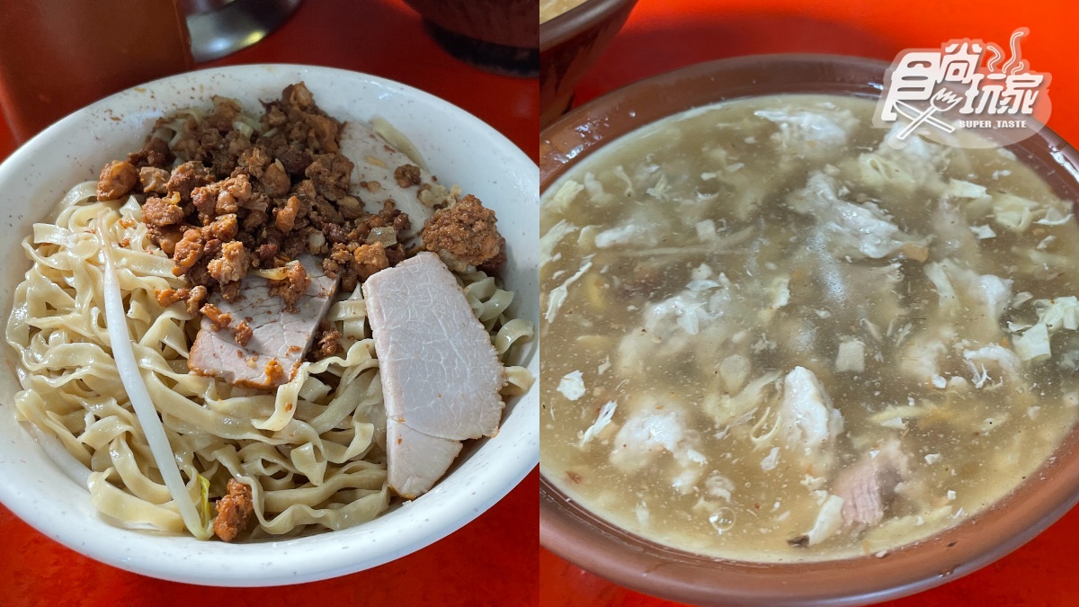 藏身三民市場！50年「自製鹽水意麵」口感Ｑ彈帶嚼勁，內行必尬肉羹湯更對味