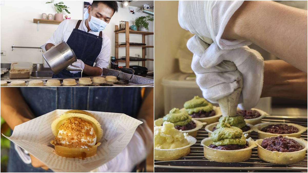 老闆和店狗都是帥哥！網評4.7星「雙餡紅豆餅」，經典抹茶＋紅豆只要20元