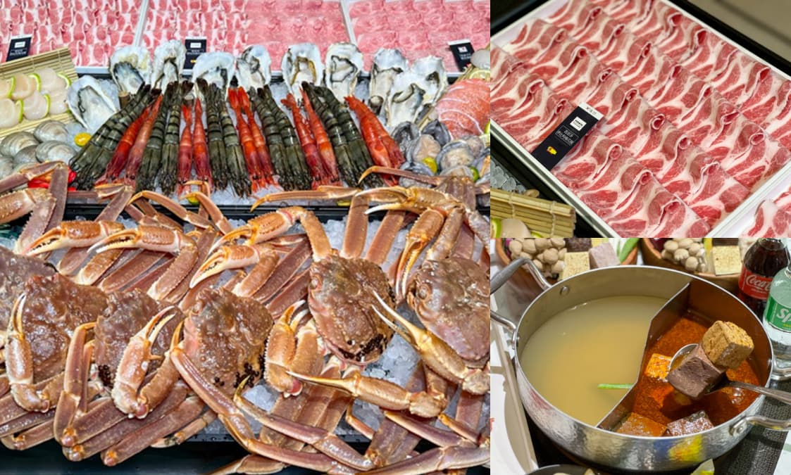 全台最狂尾牙餐廳！10隻「活體松葉蟹」霸氣上桌，爽嗑海鮮＋和牛火鍋快搶訂