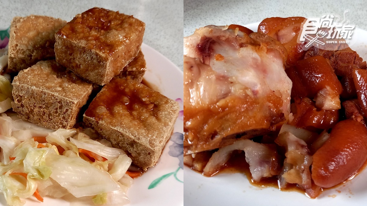 嘉義人宵夜首選！炸臭豆腐外酥內嫩一咬爆汁，必搭「紅麴滷豬腳」Q嫩會回甘
