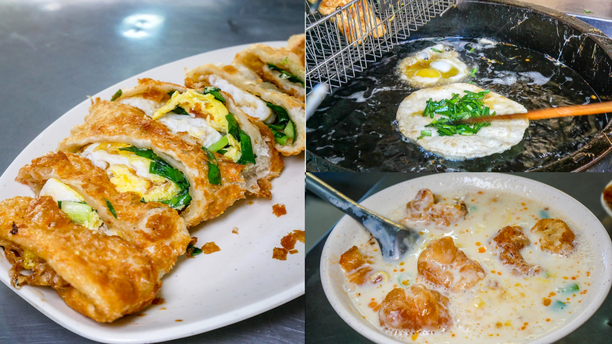 老饕激推台北最好吃！現擀現炸「韭菜炸蛋餅」飄香60年，滿料鹹豆漿也必點