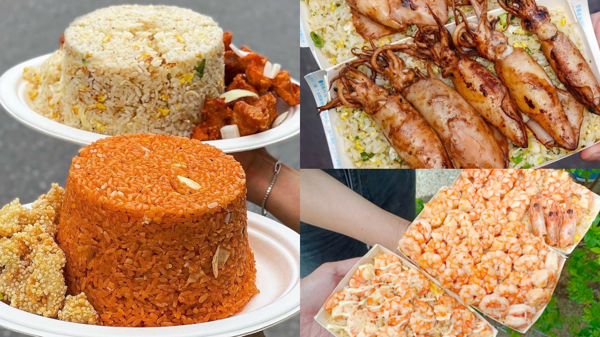滿到蓋不上！５家爆量系炒飯：鋪滿30隻白蝦、碗公炒飯最低55元、超狂燒肉山