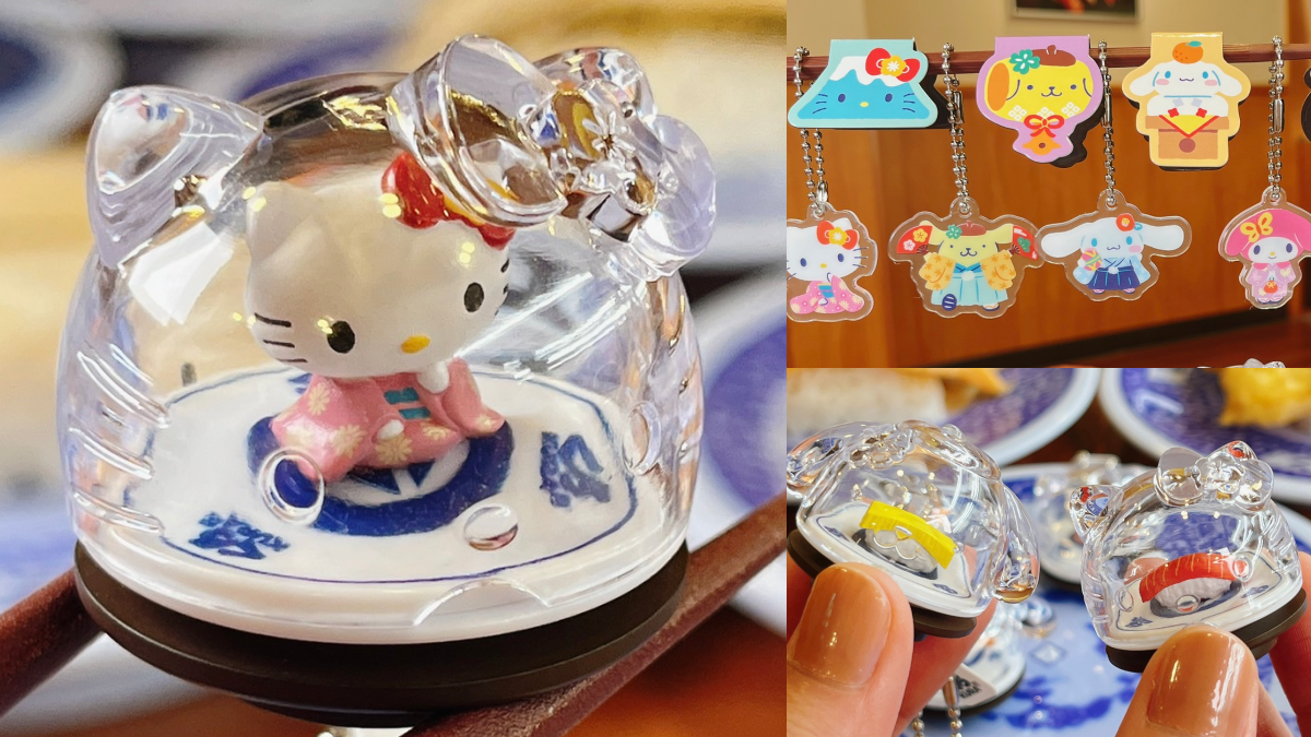 三麗鷗粉尖叫！可愛教主現身藏壽司，必收和風Kitty、美樂蒂、大耳狗開運扭蛋