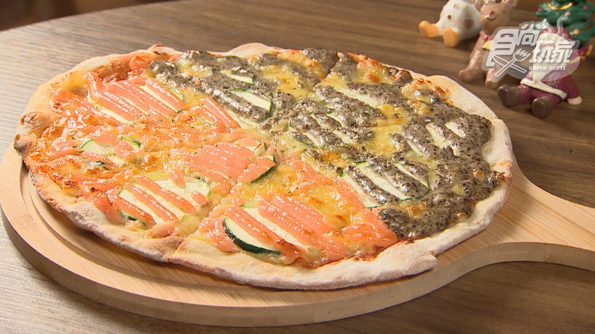 藏身板橋社區！獨特「櫛瓜披薩」餅皮Ｑ彈帶勁，再搭爆量起司、松露醬超邪惡
