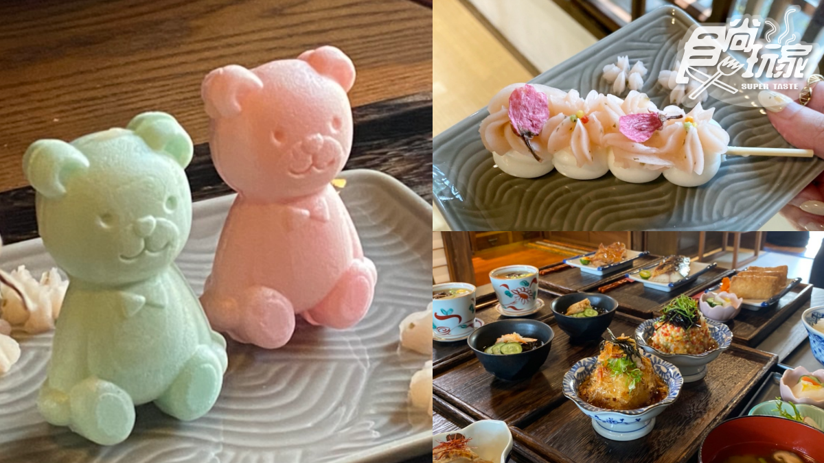 秒飛日本！衝百年日式老宅「京町 山本屋」，打卡超萌櫻花串団子、熊熊櫻花最中