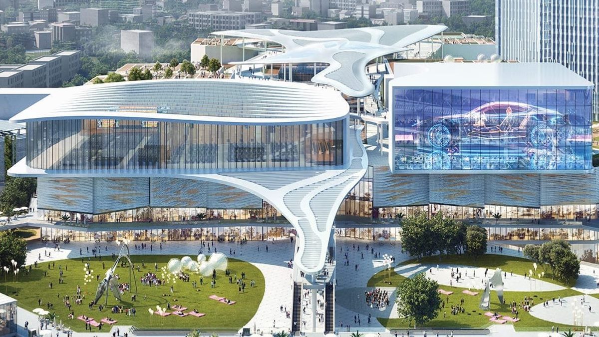 全台最大百貨！這時開逛「高鐵娛樂購物城」，巨型室內瀑布、動漫主題館都有