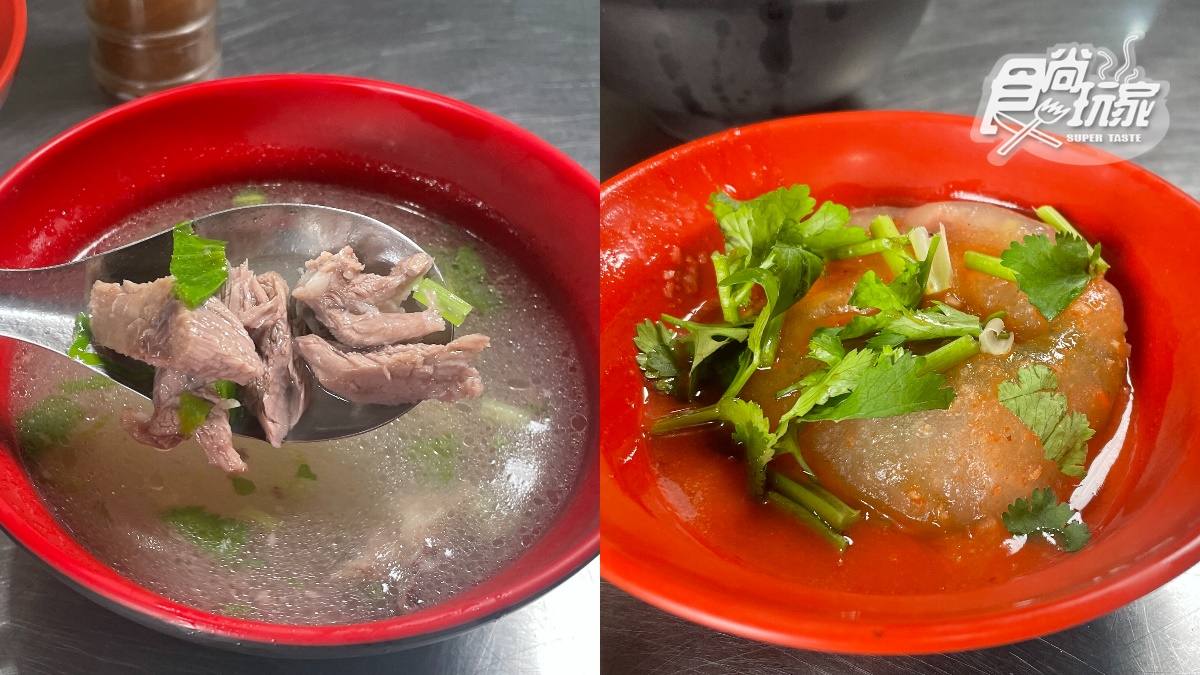 新竹人唯一推薦！老店「紅糟肉圓」滑嫩Ｑ彈超大顆，搭豬骨湯整碗滿滿都是料