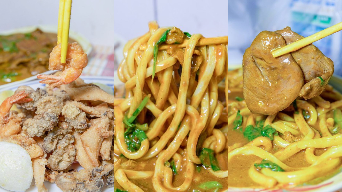 在地老饕認證！正港「基隆炒麵」必吃咖哩＋沙茶，Ｑ彈麵條配大塊牛肉最過癮