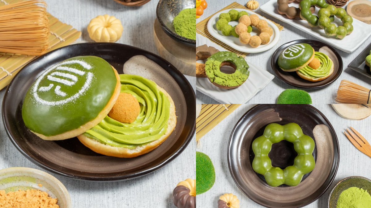 抹茶控吃爆！Mister Donut推「抹茶蕨餅巧貝、生波堤」等９款，再享買６送３
