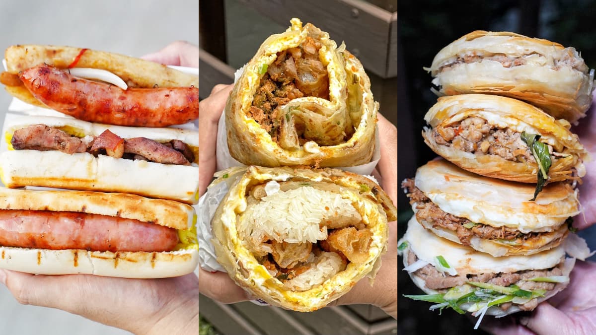 銅板價爽吃！北中部５爆量手拿美食：炸餡肉夾饃、蔥油餅包飯糰、銀絲卷香腸