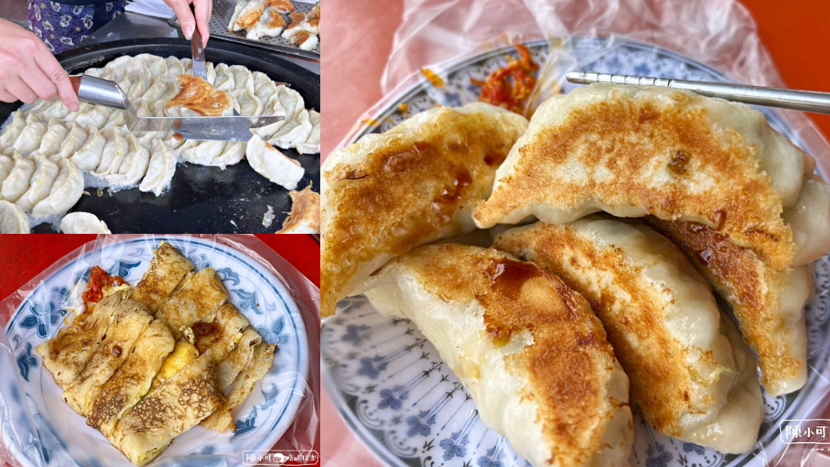 中午前就完售！4.5星「黃金大鍋貼」完美色澤超欠吃，必搭粉漿蛋餅吃更飽