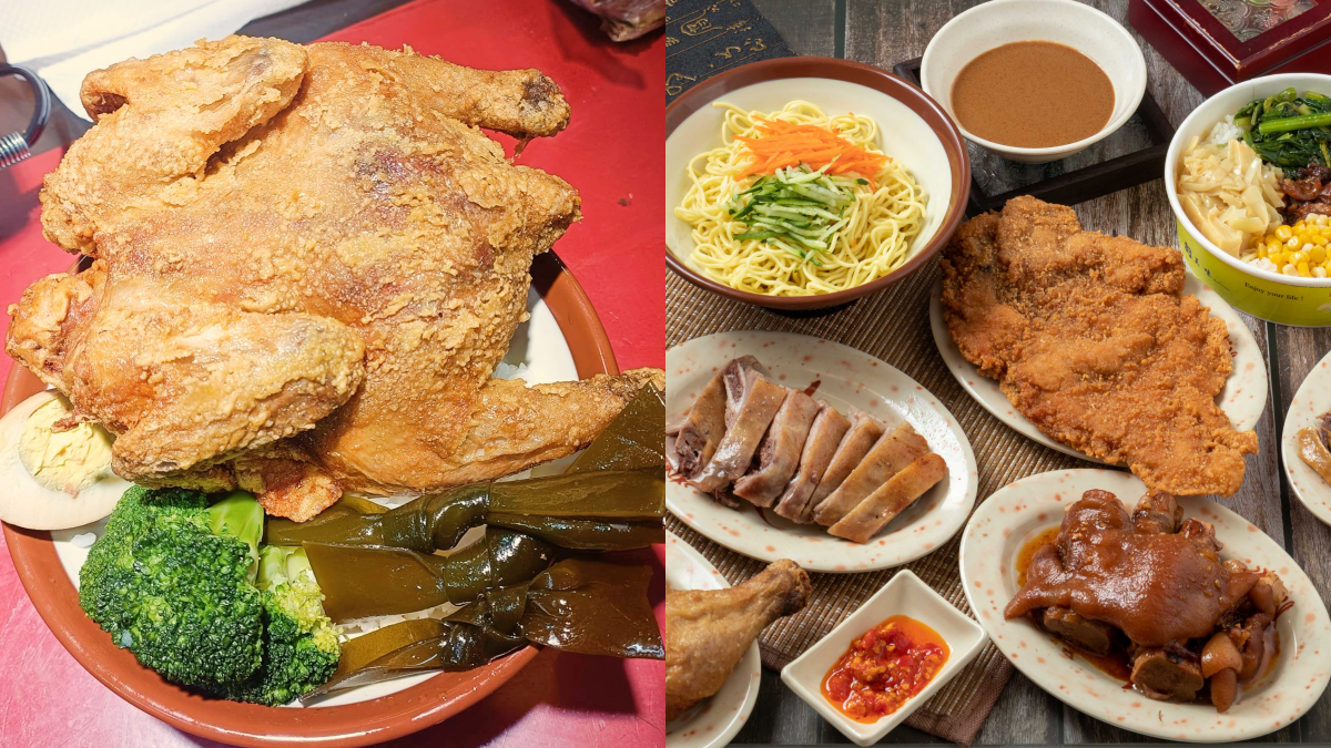 真的只賣130元！桃園超狂「炸全雞便當」＋３樣菜，網驚呼：太扯了