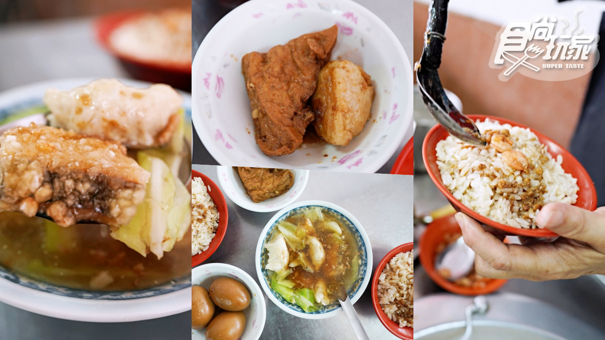爽吃20元蝦仁飯！再嗑土魠魚羹＋小菜＋滷蛋，台南佛系小吃整套僅百元
