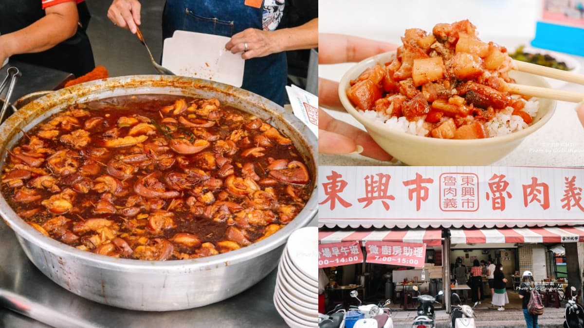 網推「台中最強滷肉飯」！大鐵鍋堆滿滿爌肉超誘人，免費加爆酸菜、小魚辣椒