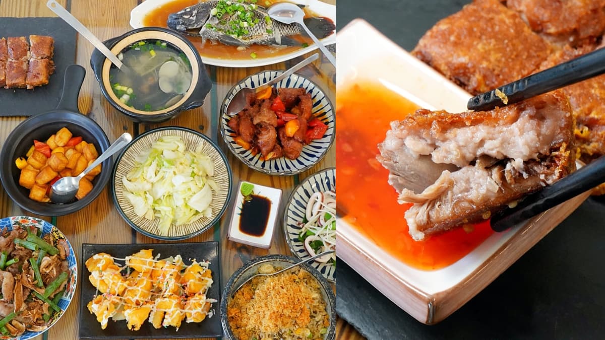 老饕激推台中熱炒！「酥炸芋頭鴨」每桌必點，綿密芋泥尬鹹香鴨肉超唰嘴