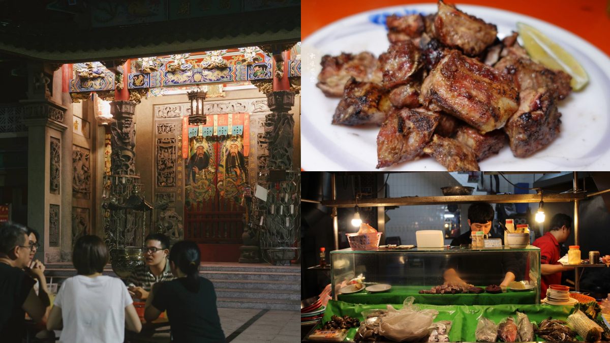 台南超難訂「無菜單燒烤攤」！在地人才知廟口老店，堅持炭火翻烤僅開４小時