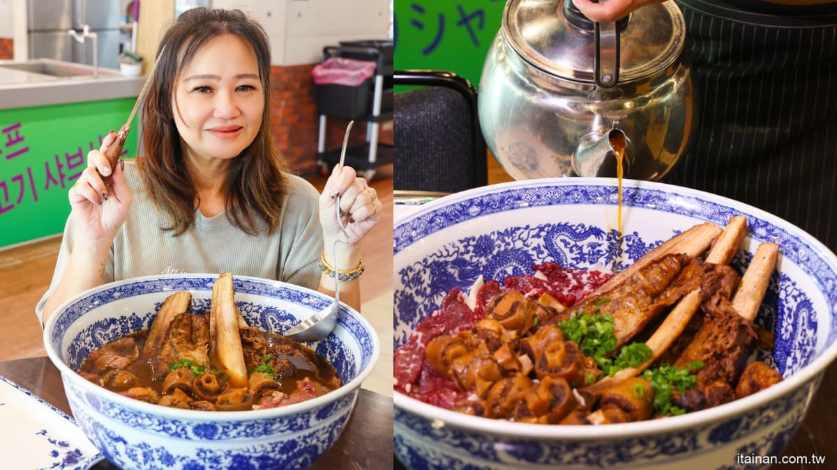 挑戰全台最大碗！台南15公斤「巨無霸牛肉麵」超浮誇，爽嗑溫體牛小排、牛尾