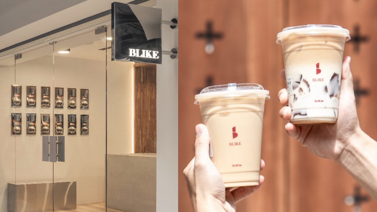 台中「最美奶茶店」到台北！BLIKE精品奶茶插旗延吉街，免費加料升大杯