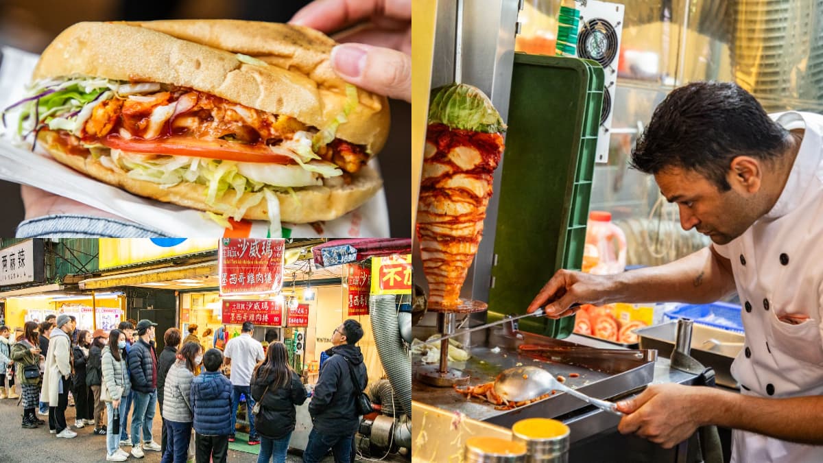 「台北最強沙威瑪」藏身這夜市！土耳其帥老闆現做，塞爆滿滿配料不手軟