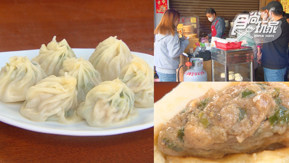 桃園平價版鼎泰豐！蔥味超濃「皮薄小籠湯包」一咬爆汁，醬肉包給料不手軟