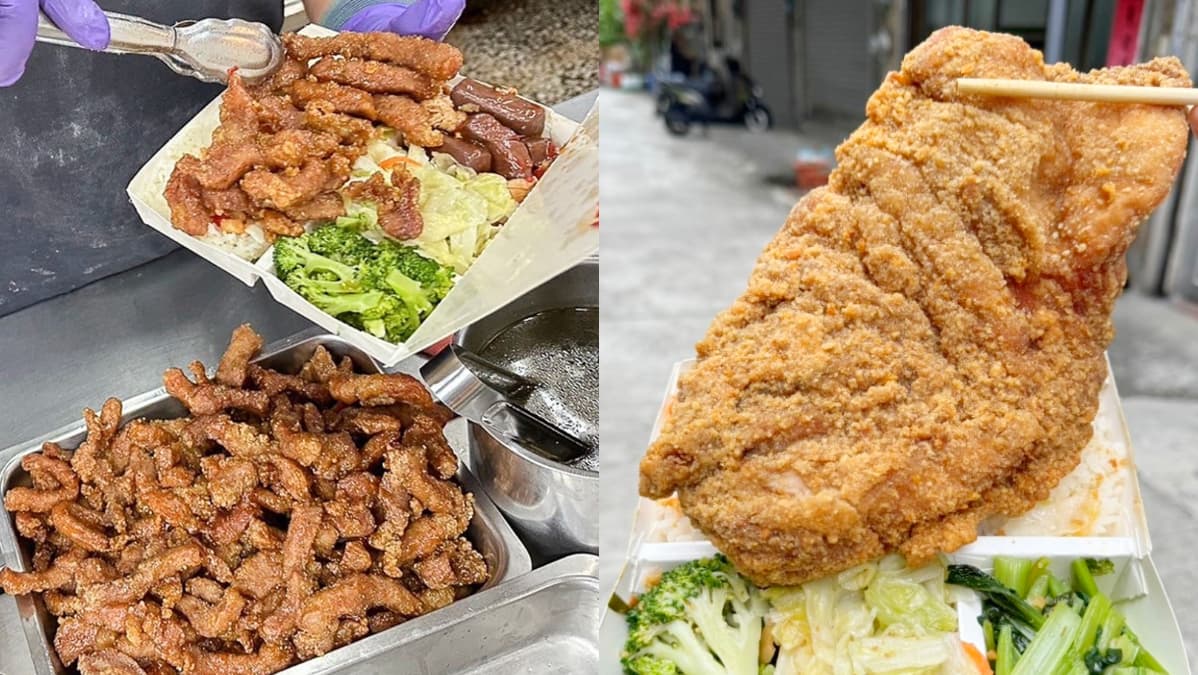 １個便當抵２餐！「巨無霸雞排飯」只要100元，「糖醋排骨」爆量肉條鋪滿滿