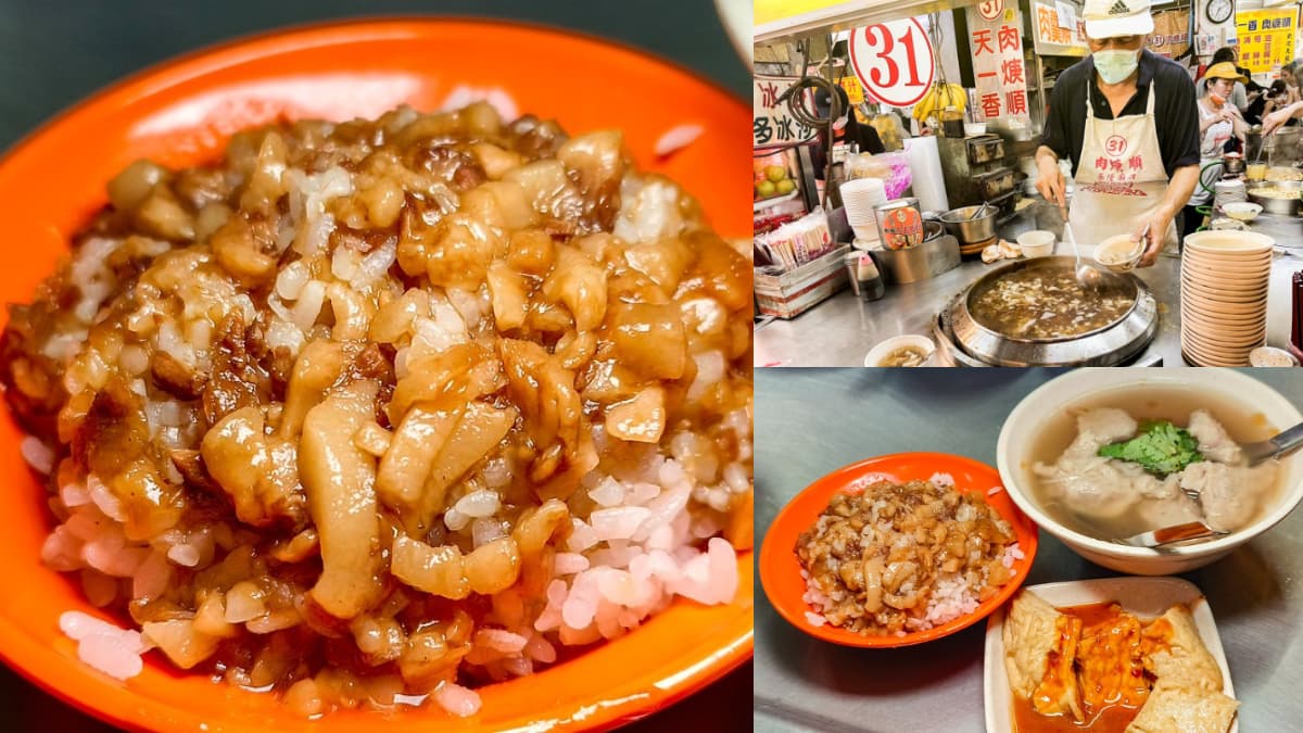 網友激推「基隆廟口最強滷肉飯」！25元佛系開吃，飄香百年排隊老字號