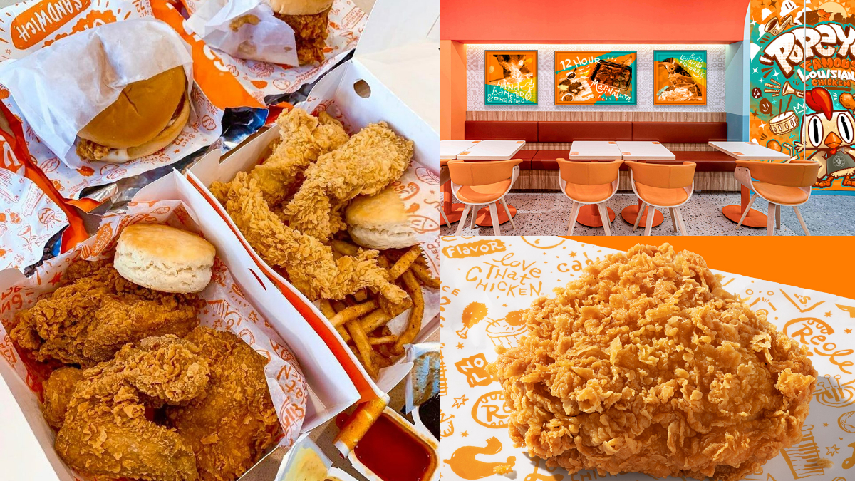 美國最狂「POPEYES」確定開幕了！首３天免費吃炸雞，加碼送500份脆薯