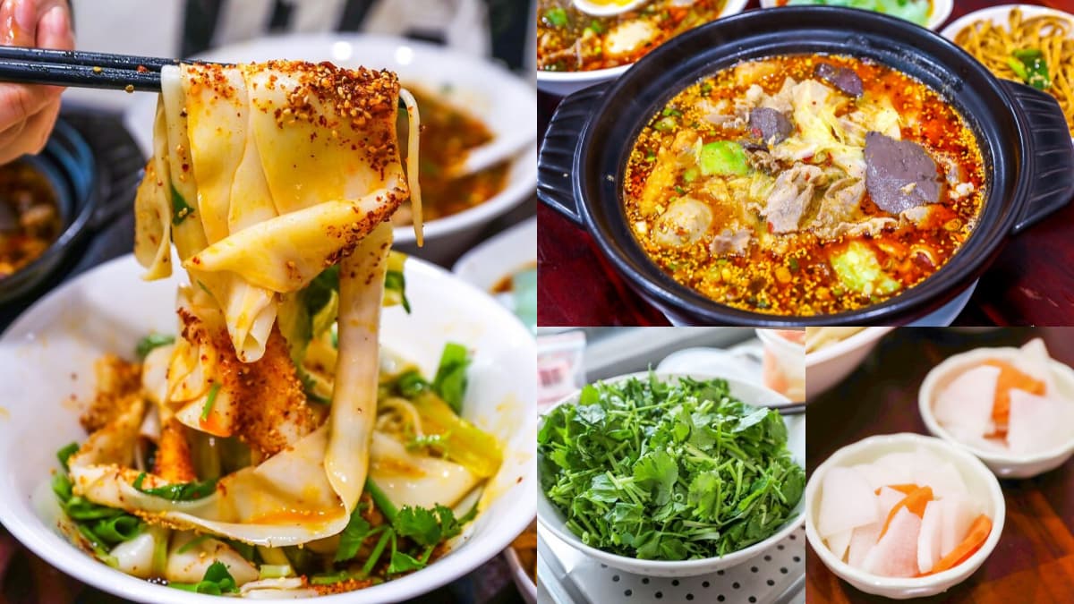 怕你吃不飽！高CP值「川味麵館」免費加麵揪甘心，大盆香菜、時蔬任你加