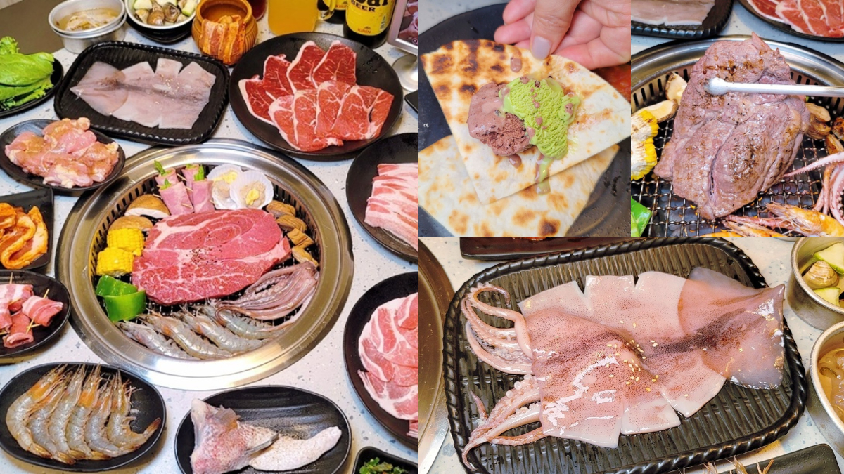 超過80種食材吃到飽！台中高CP值精緻燒肉，比臉大牛排、海鮮、甜點任吃