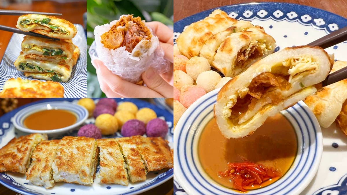 台北最強「粉漿蛋餅」新入選米其林！餅皮香酥Q嫩，滷焢肉、吻仔魚蛋都入料