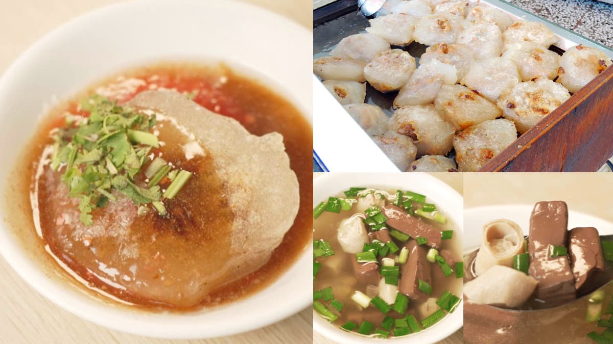 旗山老街「煎肉圓始祖」！豬油香煎外皮微焦恰恰，飽滿蔥肉餡沾特調醬超唰嘴