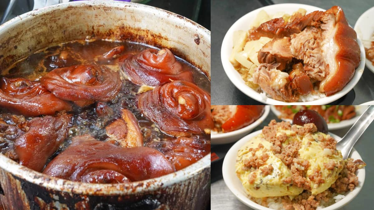 高雄人瘋排「銷魂黑金腿庫飯」！南部味蒸蛋軟嫩噴香，肥潤滷大腸每桌必點