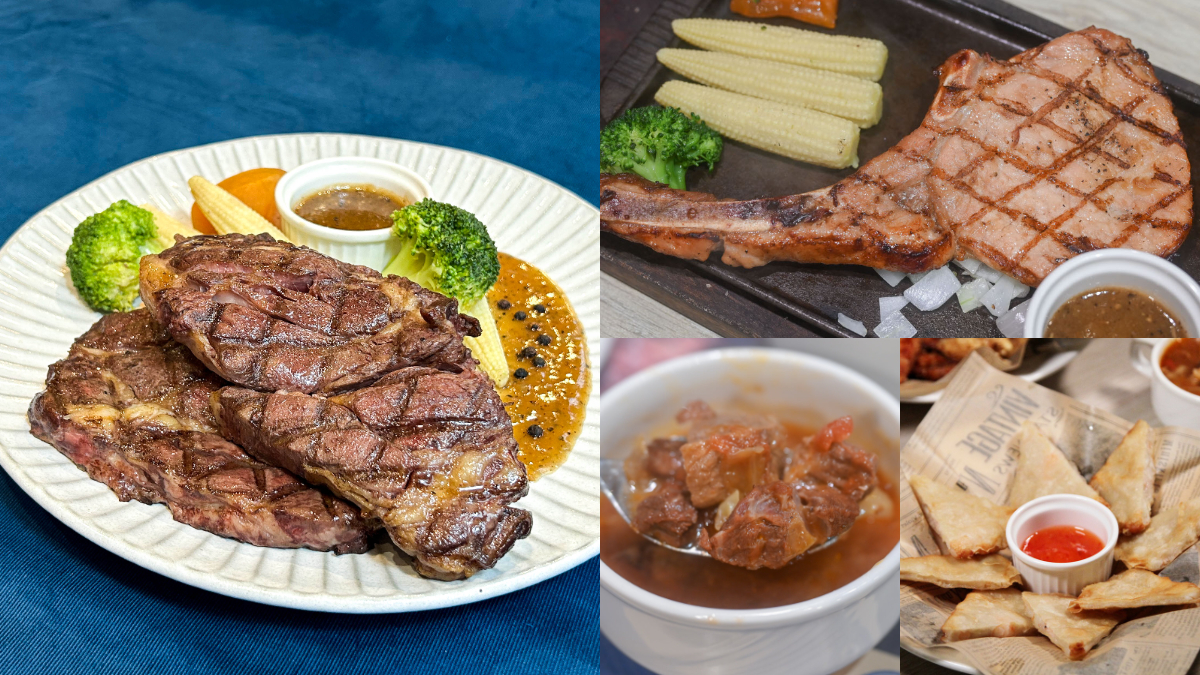 加６元牛排雙倍！排餐290元起爽嗑，牛肉羅宋湯、濃湯、飲料無限喝