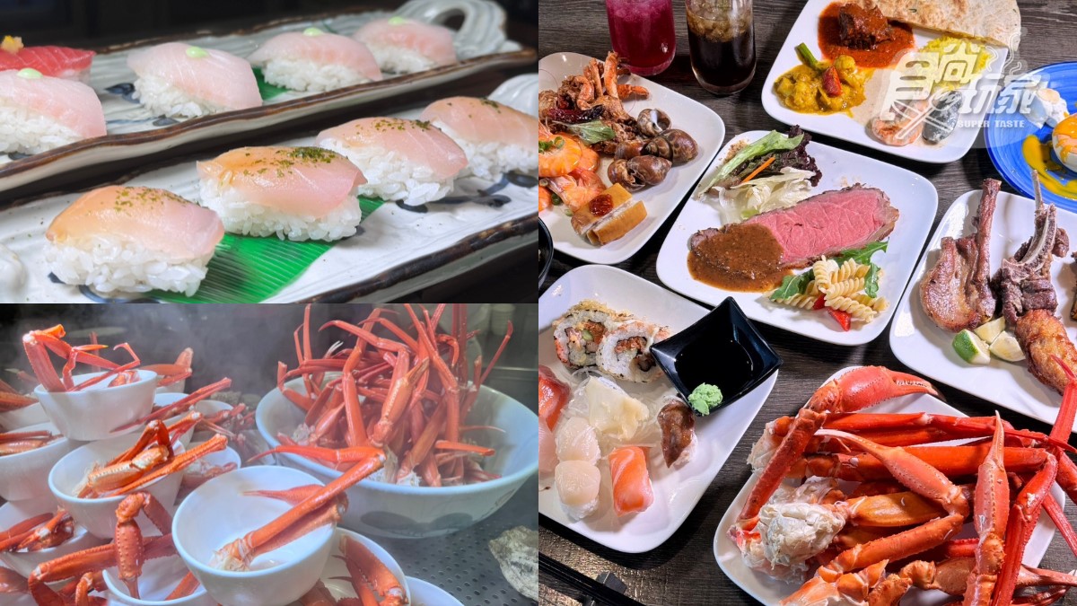 善導寺最強Buffet！澎湖海鮮、松葉蟹、芒果吃到飽開箱，75折優惠倒數快衝