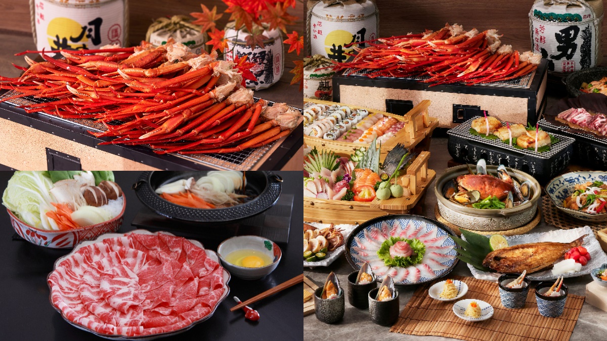 松葉蟹、爆盛海鮮船無限嗑！十二廚推北海道美食季，加映隱藏版壽喜燒吃到飽