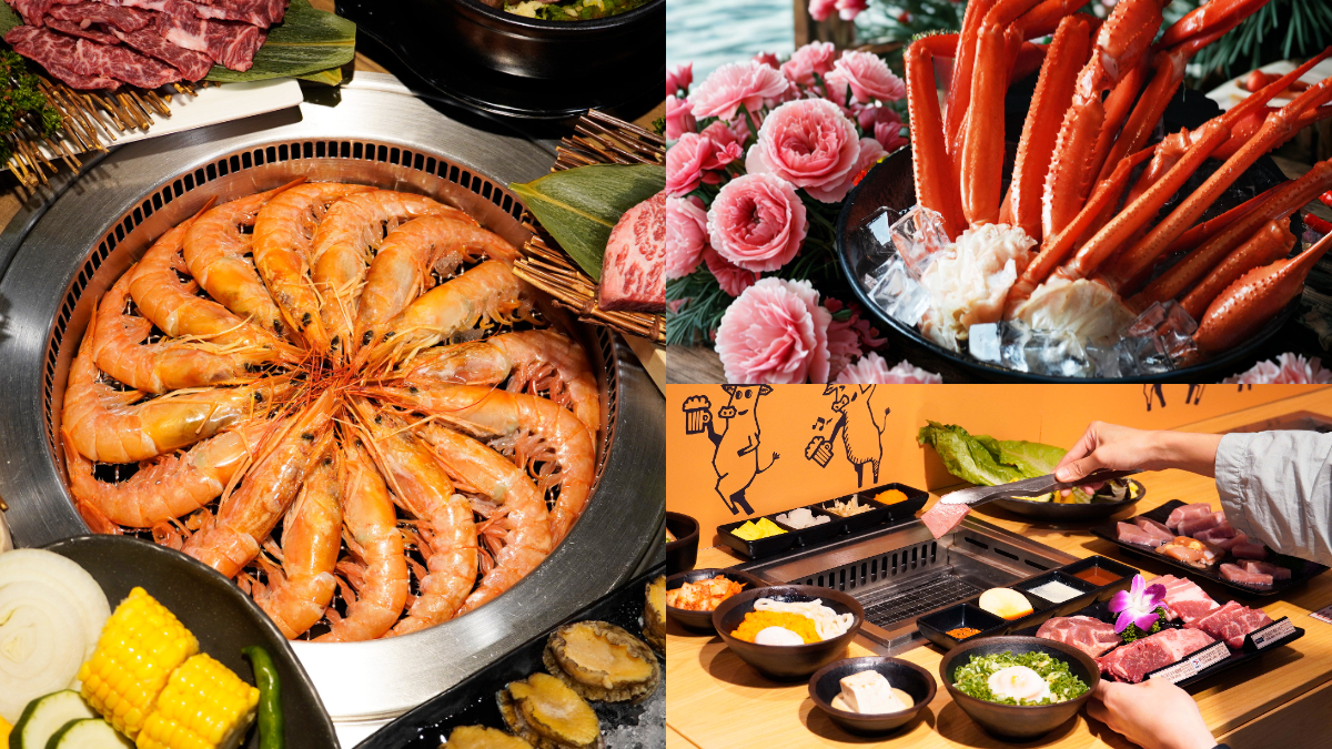 對中「這２碼」天使紅蝦吃到飽！７大燒肉優惠：免費送松葉蟹、屋馬套餐半價