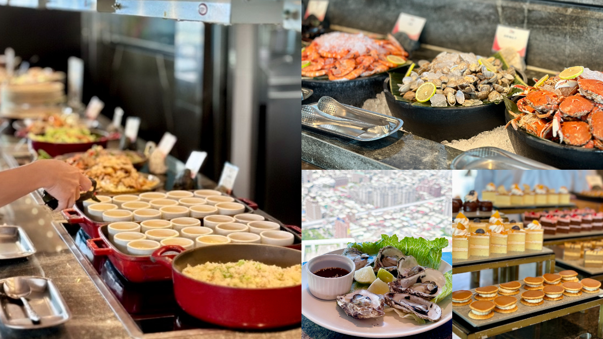 壽星６折吃到飽！「新北最高景觀Buffet」推全新菜色，鮮蚵、部隊鍋無限嗑
