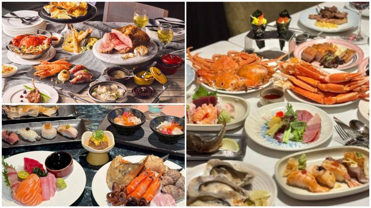 2025吃到飽餐廳推薦Top10！饗食天堂排第３，「這間」638元起爽吃百道料理