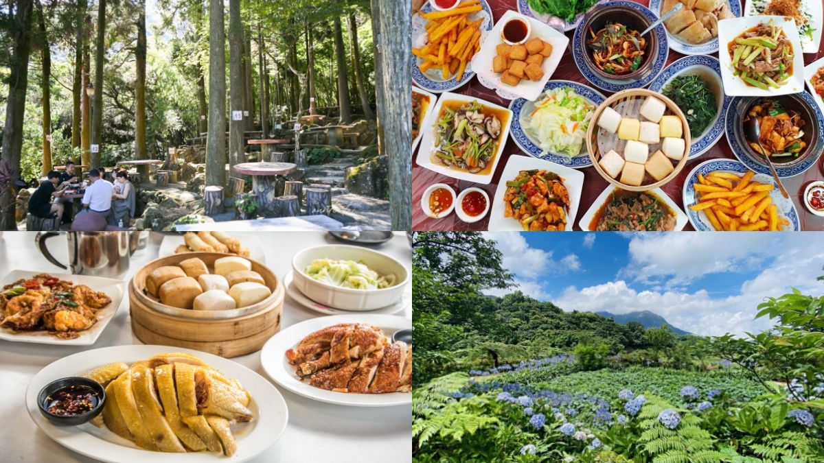 花海山林秘境吃合菜！陽明山必吃鮮嫩放山雞、新鮮山產，帶你解鎖３大鎮山名店