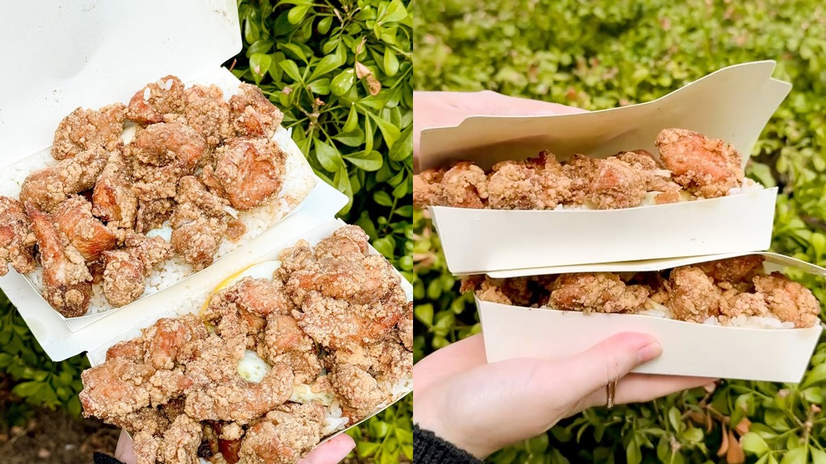 肉量炸裂！一中街隱藏版「炸雞山」百元有找，十塊炸雞堆滿看不到飯