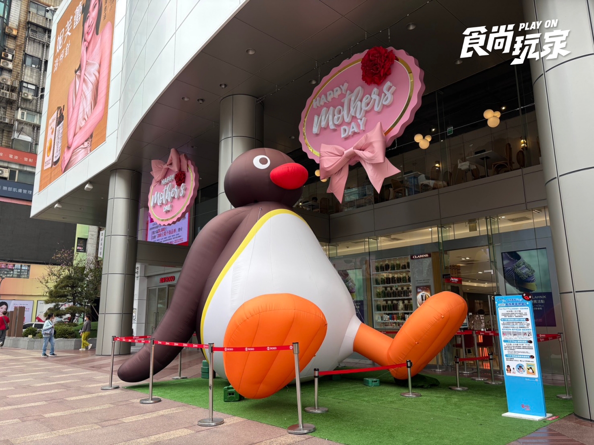 ５公尺巨萌Pingu超好拍！2026百貨母親節活動：三麗鷗卡友禮、布丁狗快閃店（中獎公布）