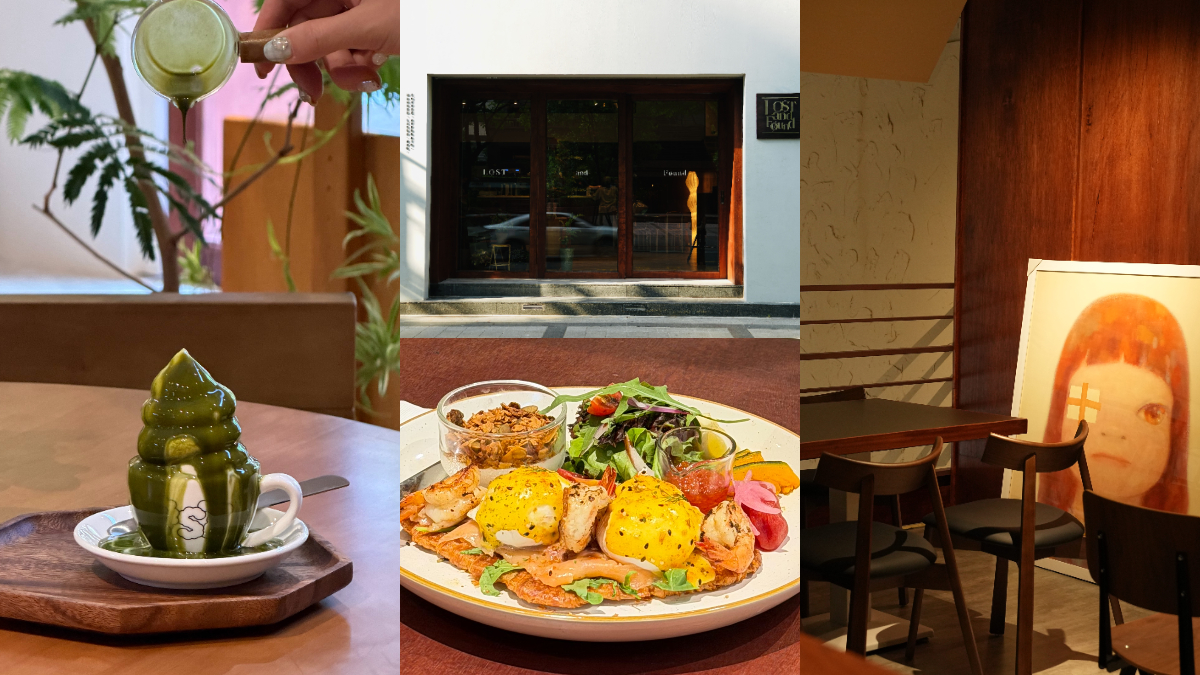 內湖最美咖啡廳＋1！「LOST and Found」３店：抹茶冰淇淋瀑布、私人美術館