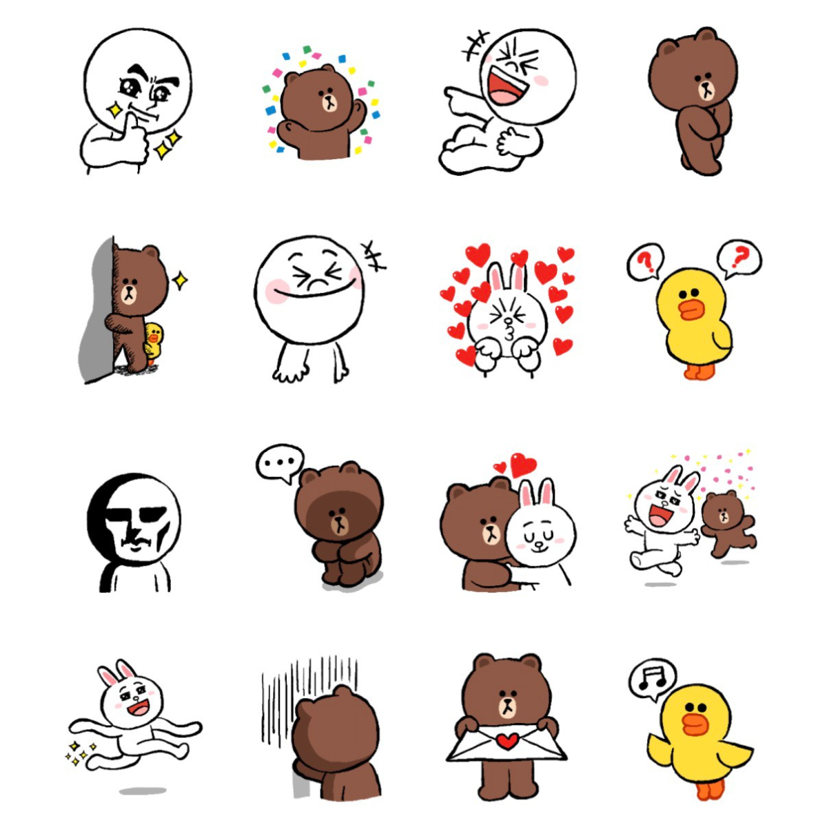 ７月LINE免費貼圖６款！15週年復刻動動版必收，「氣鼠、鼠勾以」諧音梗語錄超好用
