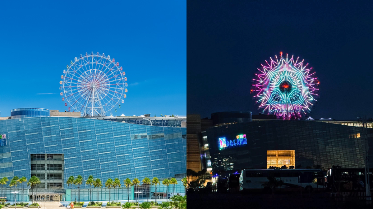 高雄夜景升級！夢時代摩天輪全新燈光秀登場、壽星免費搭，子瑜這天開唱