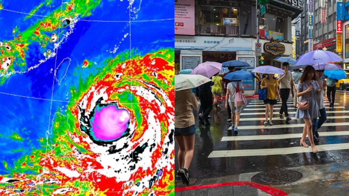 明天停班停課最新通知！「北北基等12縣市」宣布颱風假，全台風雨時程一覽