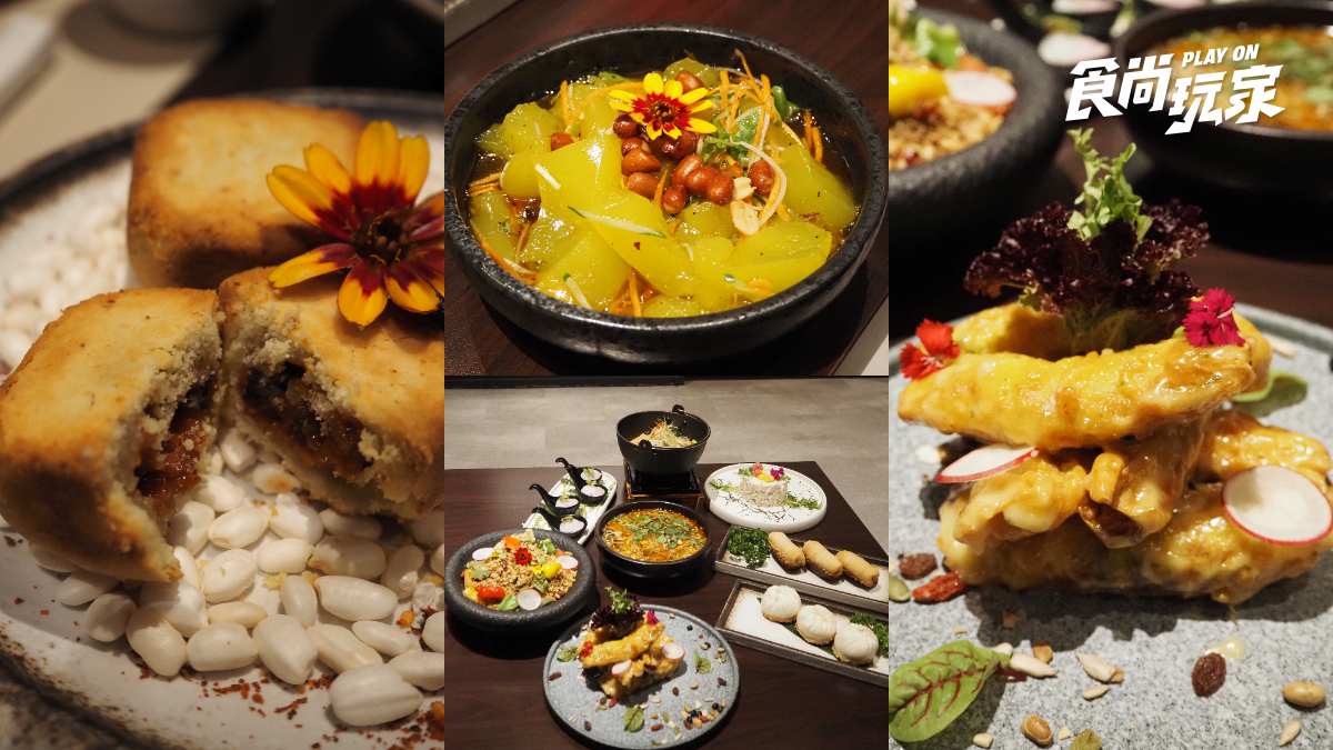 第一次參加就入選米其林！蔬食新星開在佛寺中，「13道創意餐點」Chef來說菜
