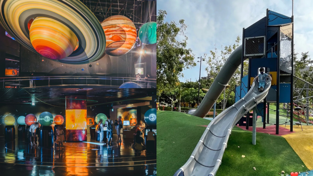 爸爸免費逛台北天文館！暑假夜間導覽、行星體重計必玩，順遊士林超高溜滑梯