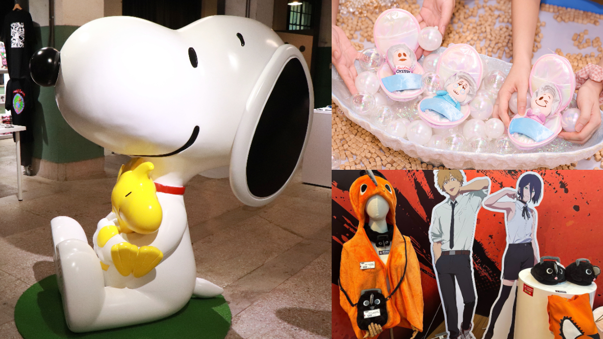 史努比、牡蠣寶寶８月免費打卡！５大展覽快閃店一次看，鏈鋸人、EVA也必逛