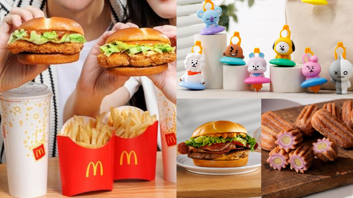 麥當勞「這天起」８款停售！超萌「BT21公仔」49元，紫薯、辣味雞塊回歸